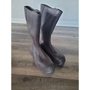 OSCA‎ Cruiser Men's Brown Rubber Boots Lightweight size 12 Rain Waterproof